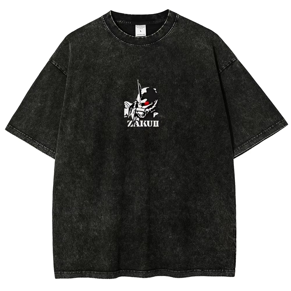 Zaku II T Shirt Char Aznable M - đánh giá và giá Acid Wash Vintage Graphic T Shirt