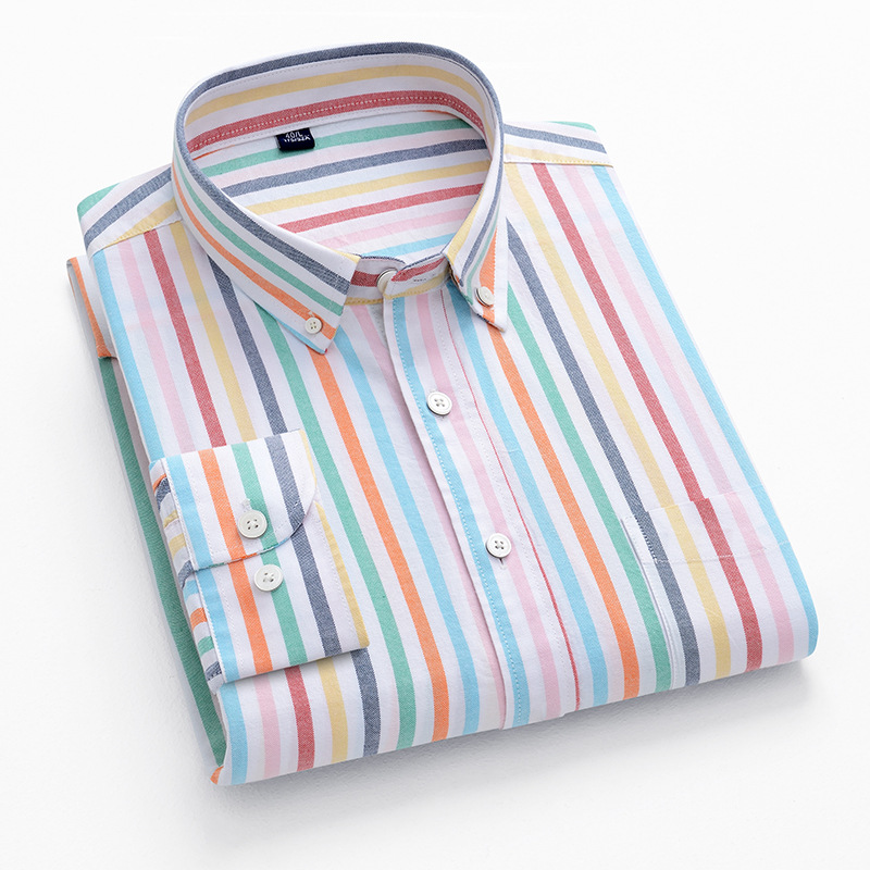 5XL Oxford 100 % Cotton Long S - đánh giá và giá Oxford Cotton Casual Shirt Business