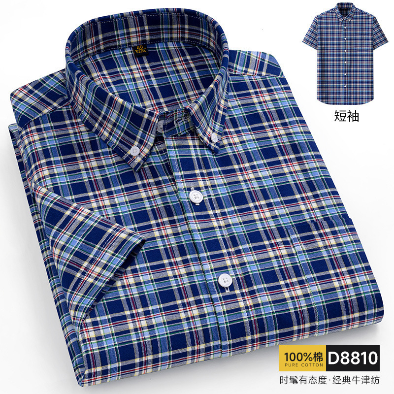 Summer 11XL Short Sleeve Men S - đánh giá và giá Oxford Cotton Casual Shirt Business
