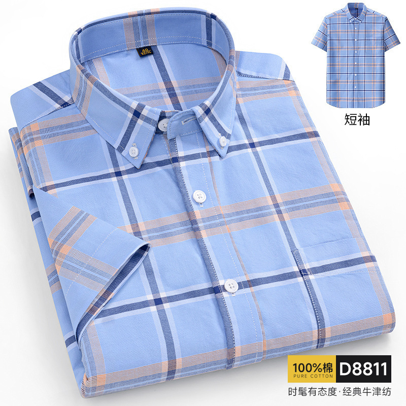 Summer 11XL Short Sleeve Men S - đánh giá và giá Oxford Cotton Casual Shirt Business