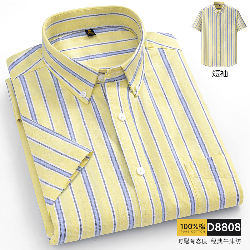 Summer 11XL Short Sleeve Men S - đánh giá và giá Oxford Cotton Casual Shirt Business
