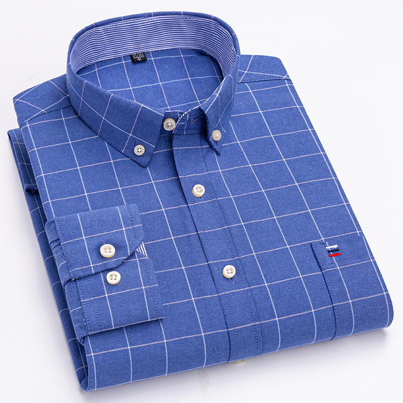 100% Pure Cotton Oxford Men St - đánh giá và giá Oxford Cotton Casual Shirt Business