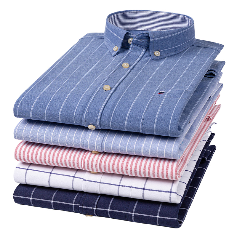 100% Pure Cotton Oxford Men St - đánh giá và giá Oxford Cotton Casual Shirt Business