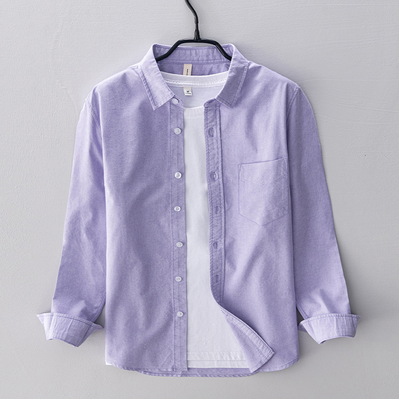 New style long-sleeved brand c - đánh giá và giá Oxford Cotton Casual Shirt Business