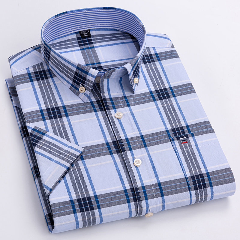 Chất Lượng Áo Sơ Mi Nam Ngắn T - đánh giá và giá Oxford Cotton Casual Shirt Business